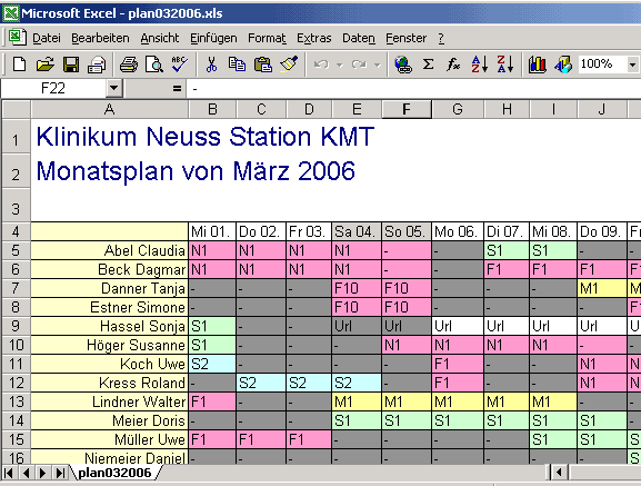 Nach Excel exportieren