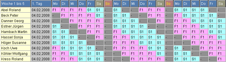 Schichtplan 2.4