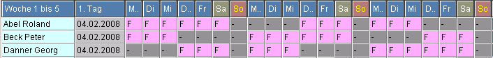 Dienstplan 1.1