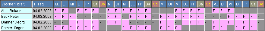 Dienstplan 1.2